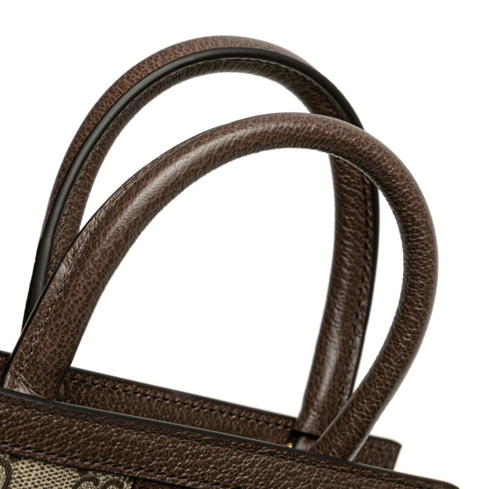 Gucci Leather Beige GG Brown Supreme Bag Shoulder Ophidia - Picture 4 of 8